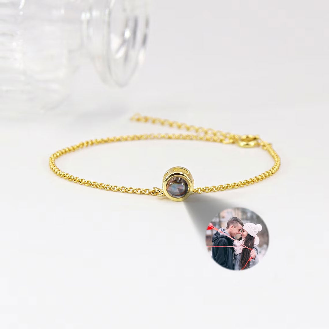 Bracelet Photo Personnalisable ajustable