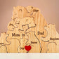 Personalisierte Holzfamilienpuzzle: Einzigartiges und zeitloses Andenken 